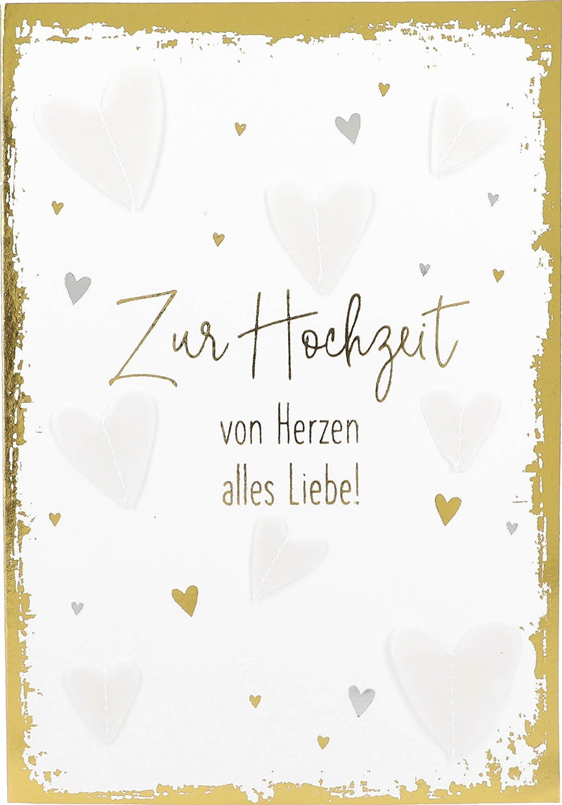 Zur Hochzeit von Herzen alles Liebe! Depesche
