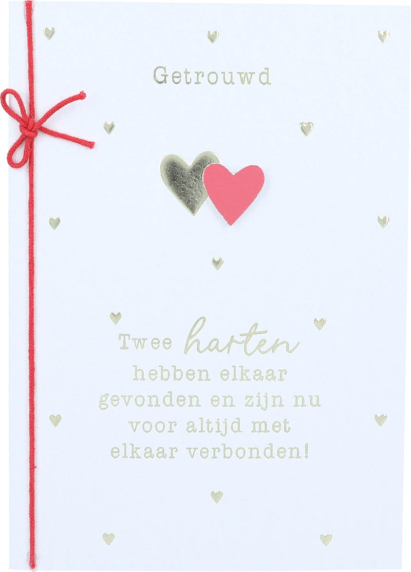 Getrouwd Twee harten hebben elkaar... Depesche