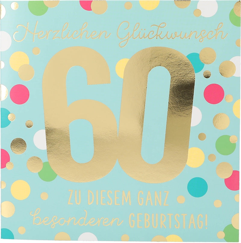 Herzlichen Glückwunsch 60 Zu diesem... Depesche