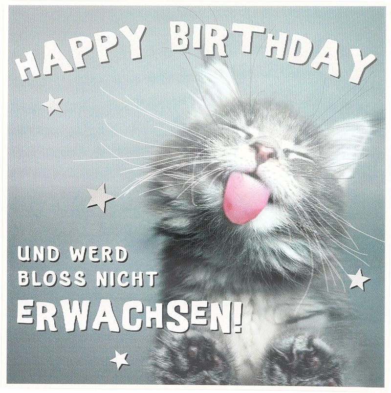 Happy Birthday und werd bloss nicht... Depesche