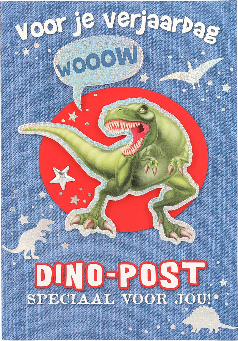 Voor je verjaardag WOOOW Dino-Post... Depesche