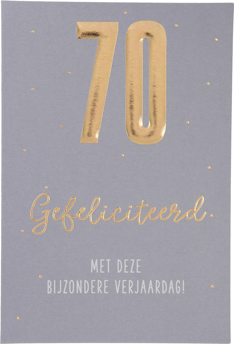 70 Gefeliciteerd met deze bijzondere... Depesche