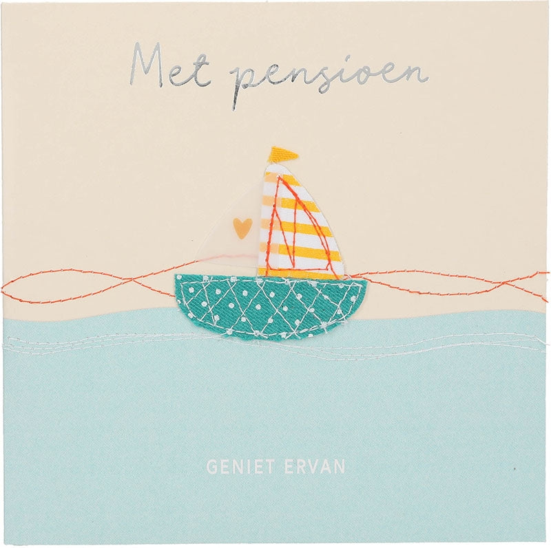Met pensioen Geniet ervan Depesche