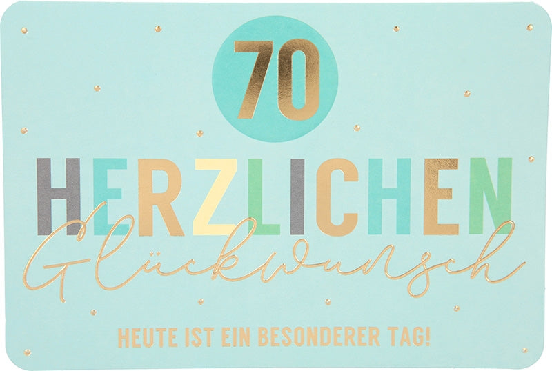 70 Herzlichen Glückwunsch Heute ist... Depesche