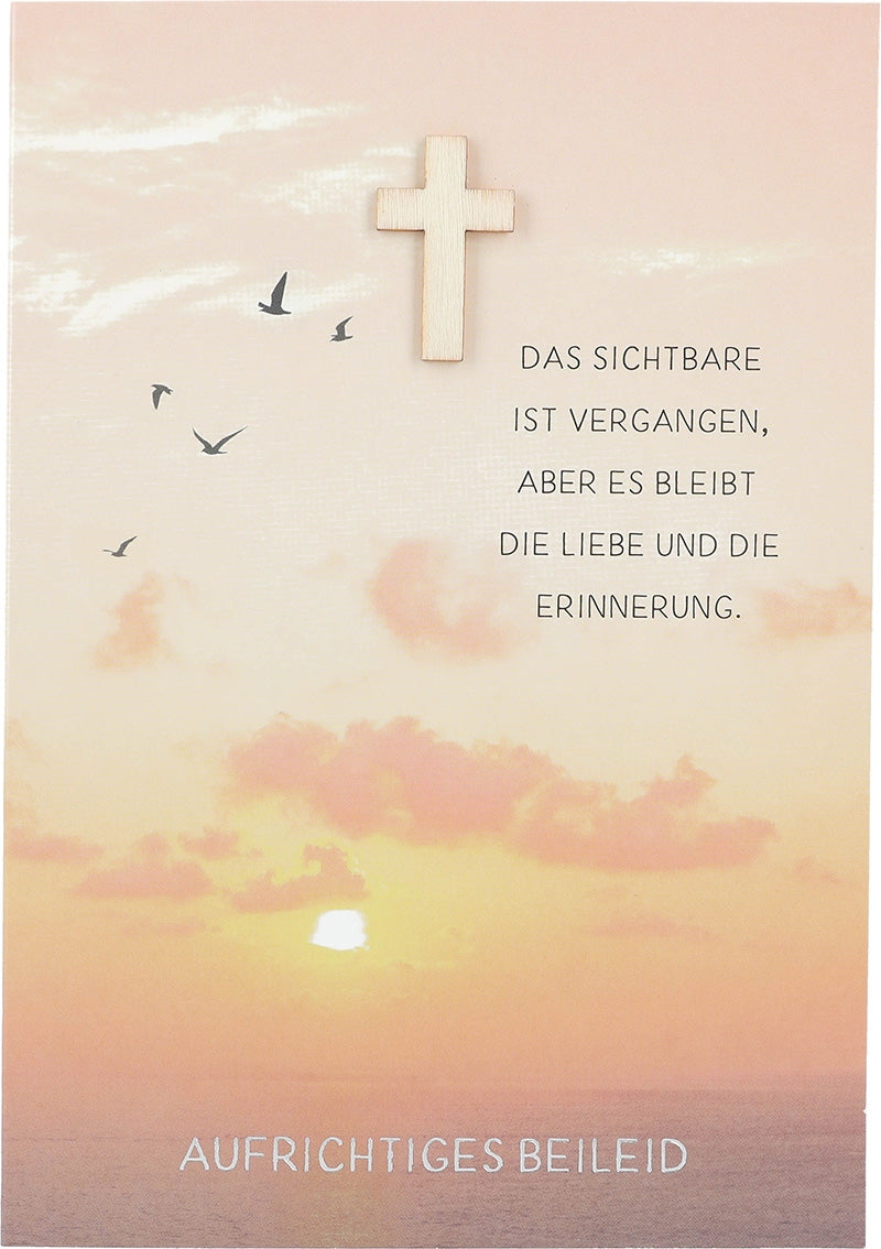 Das Sichtbare ist vergangen, aber es... Depesche