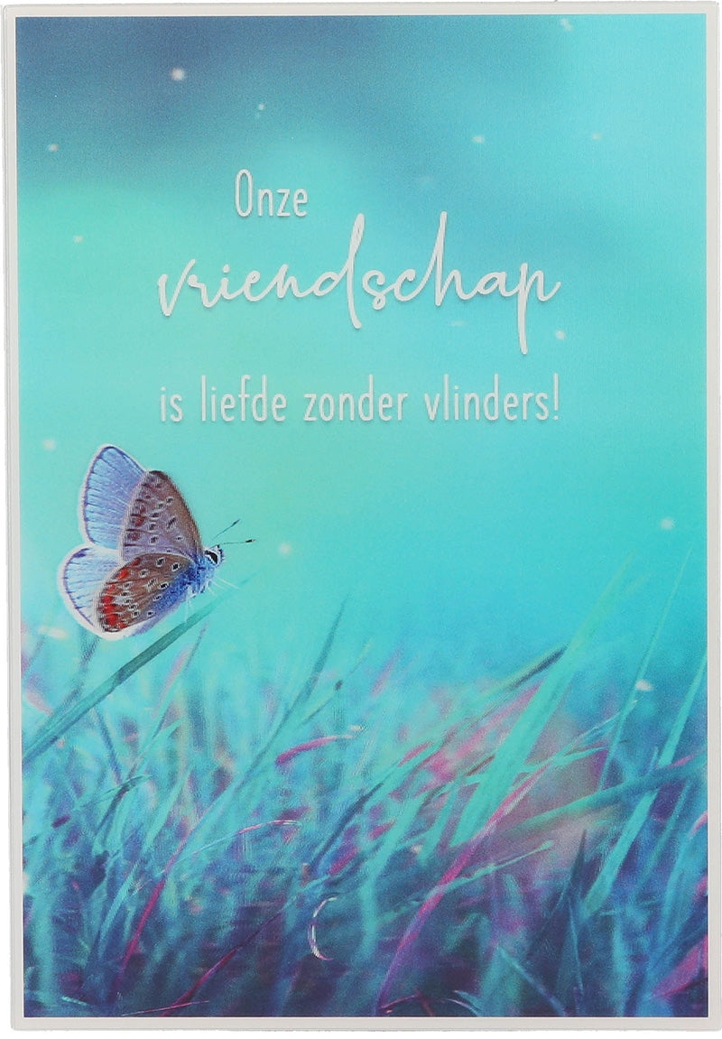 Onze vriendschap is liefde zonder... Depesche