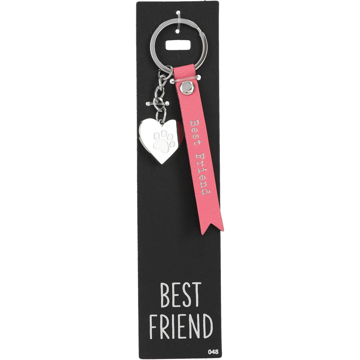 Roze 'Best Friend' Sleutelhanger met Hartje