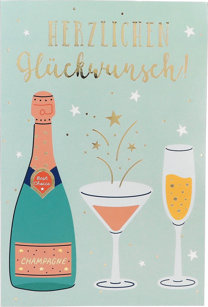 Herzlichen Glückwunsch! Depesche