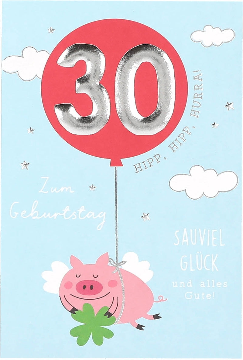 30 Hipp, hipp hurra! Zum Geburtstag... Depesche