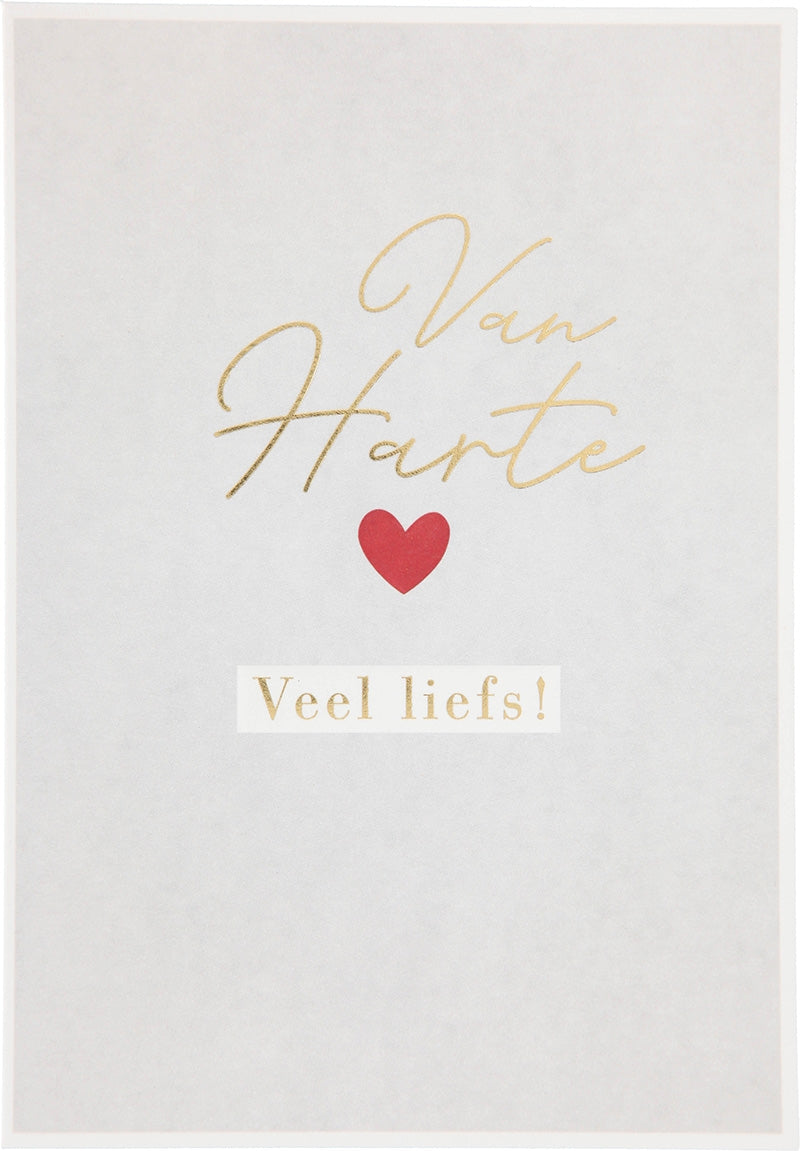 Van Harte Veel liefs! Depesche
