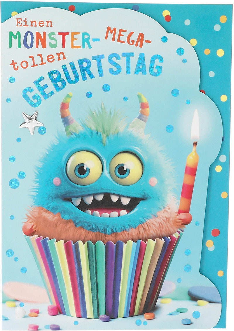 Einen Monster-Mega-tollen Geburtstag Depesche