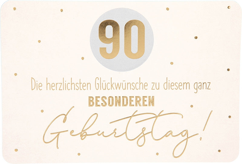 90 Die herzlichsten Glückwünsche zu ... Depesche