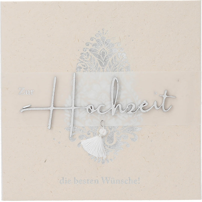 Zur Hochzeit die besten Wünsche! Depesche