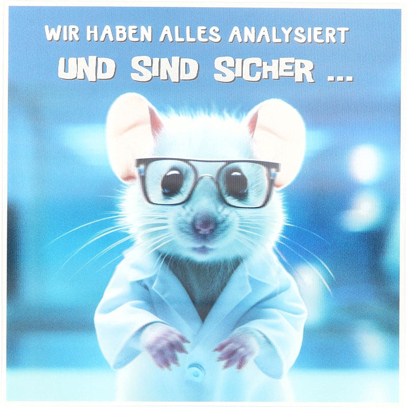 Wir haben alles analysiert und sind ... Depesche
