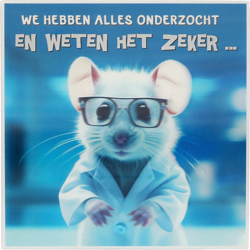 We hebben alles onderzocht en weten...