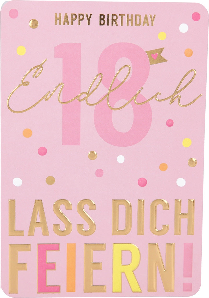 Happy Birthday Endlich 18 Lass dich... Depesche