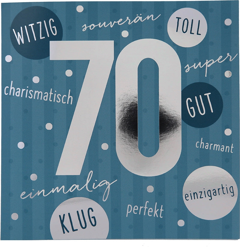 70 Witzig souverän toll charismatisch... Depesche