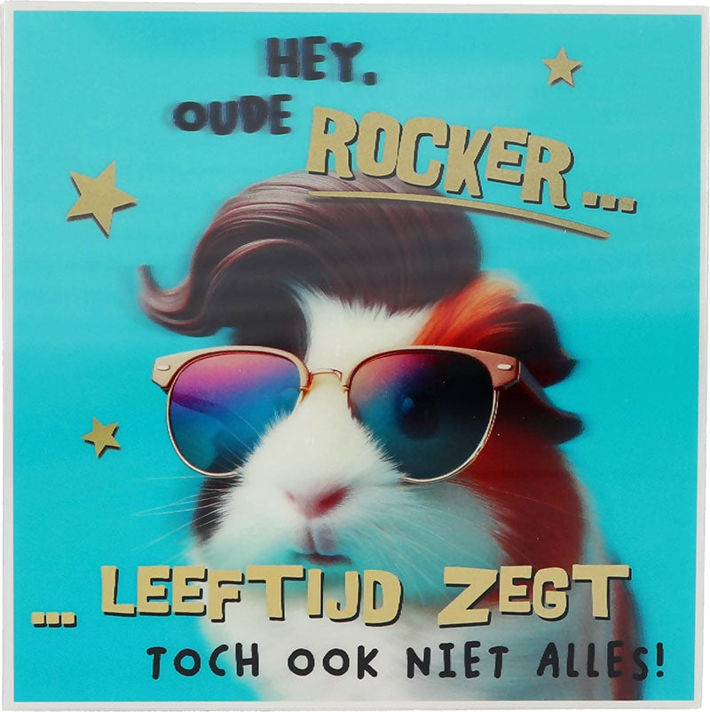Hey, oude rocker... leeftijd zegt toch..