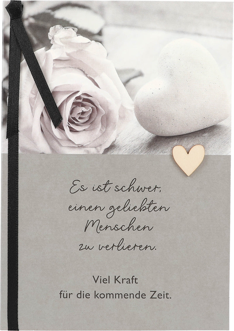 Es ist schwer, einen geliebten Menschen Depesche