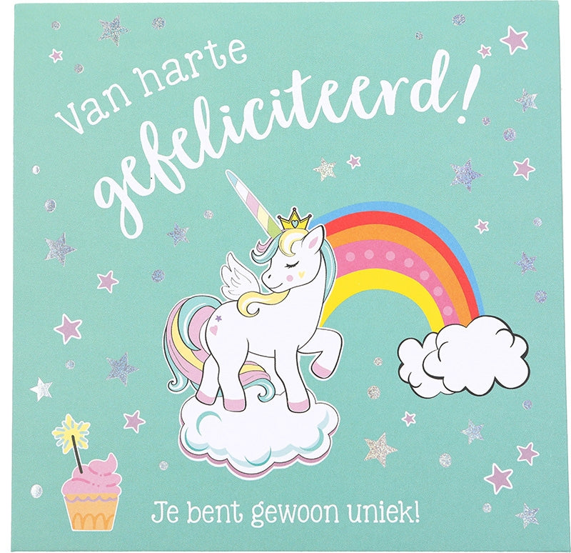 Van harte gefeliciteerd! Je bent ...