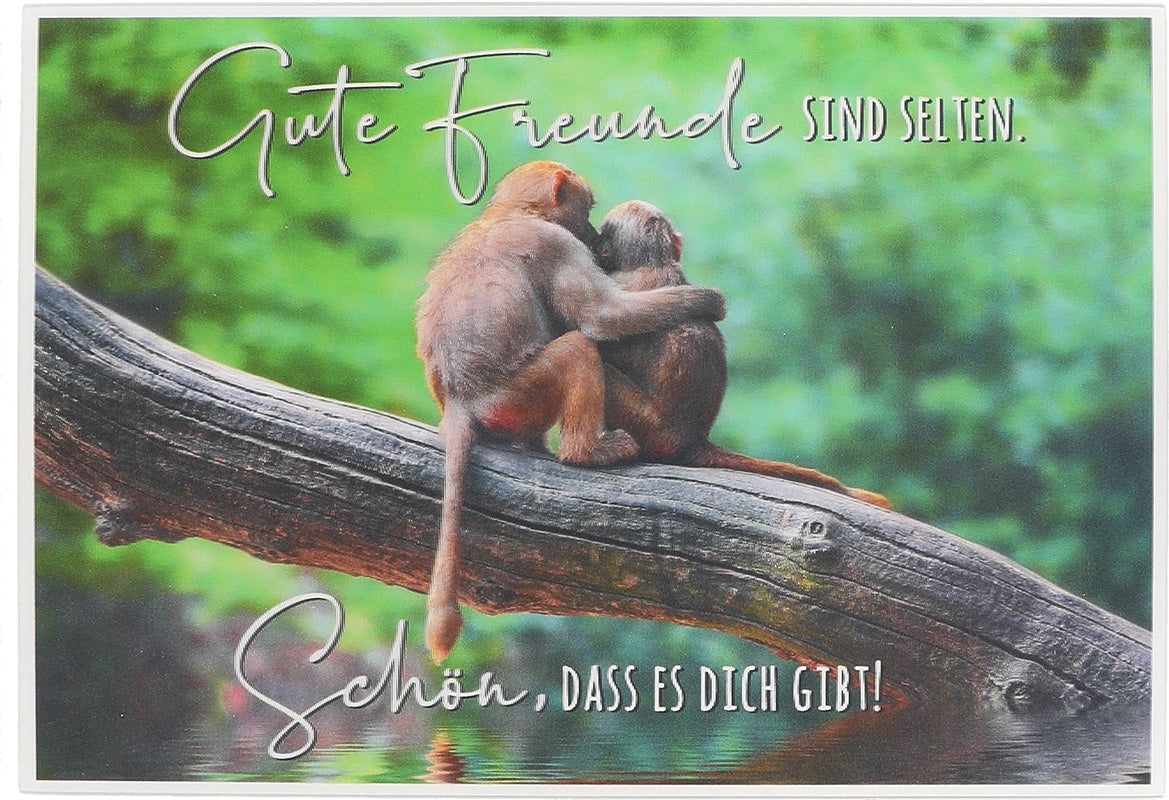 Gute Freunde sind selten. Schön, dass... Depesche