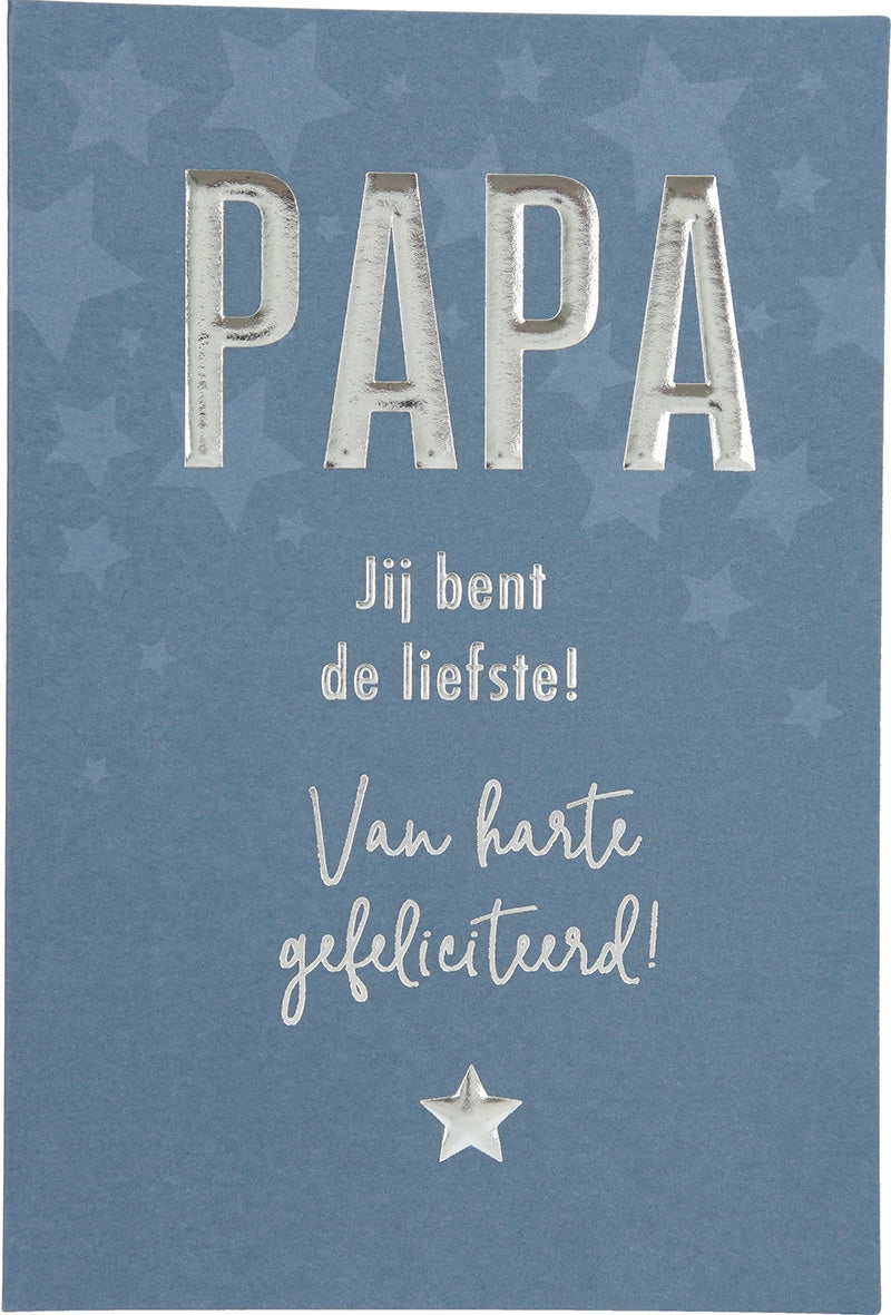 PAPA Jij bent de liefste! Van harte... Depesche