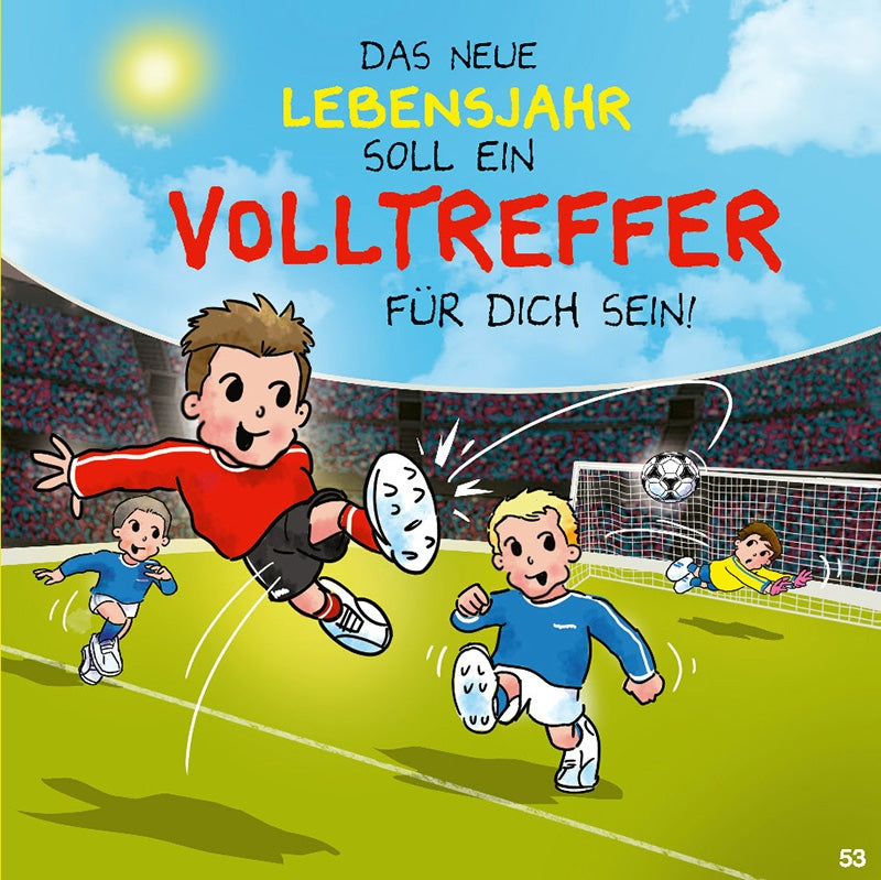 Das neue Lebensjahr soll ein Volltreffer Depesche