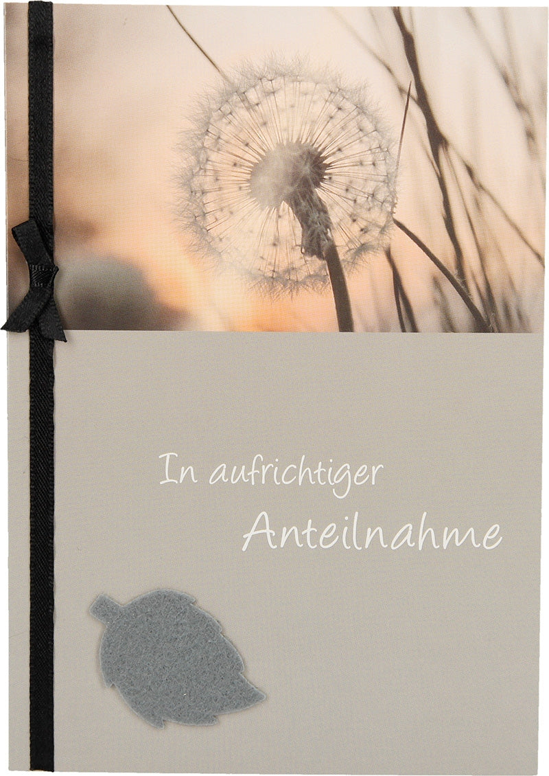 In aufrichtiger Anteilname Depesche