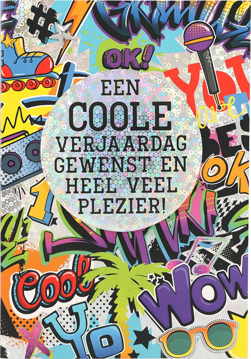 Een coole verjaardag gewenst en heel... Depesche