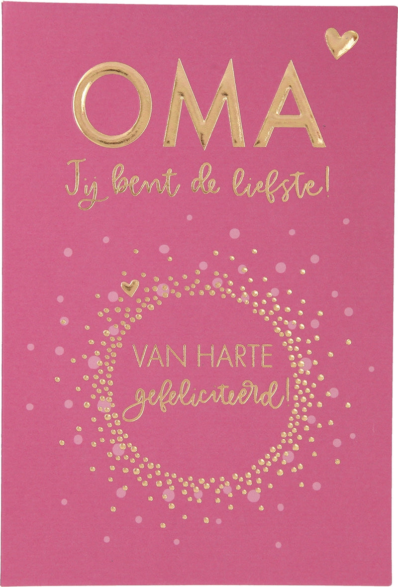 OMA Jij bent de liefste! Van harte... Depesche