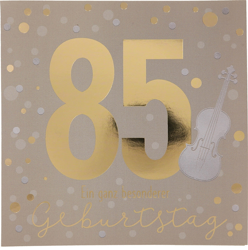 85 Ein ganz besonderer Geburtstag Depesche