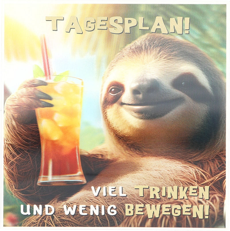 Tagesplan! Viel trinken und wenig ,,, Depesche