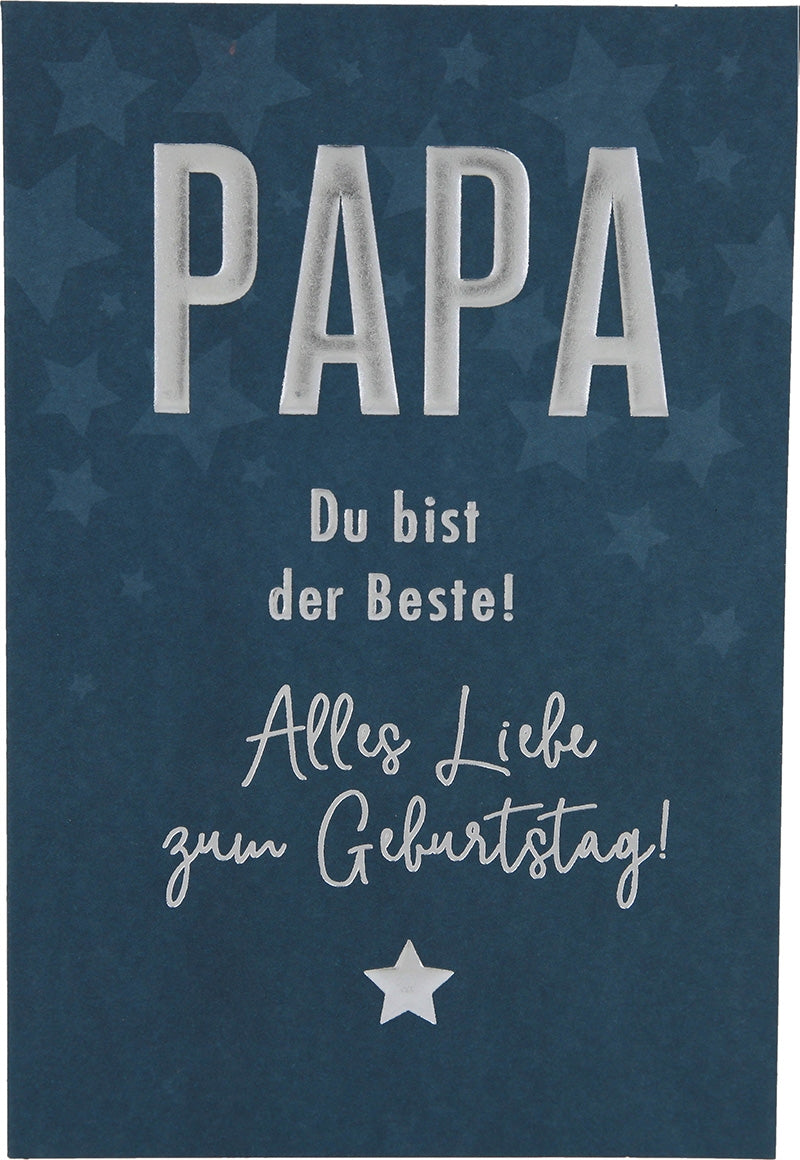 PAPA Du bist der Beste! Alles Liebe ... Depesche