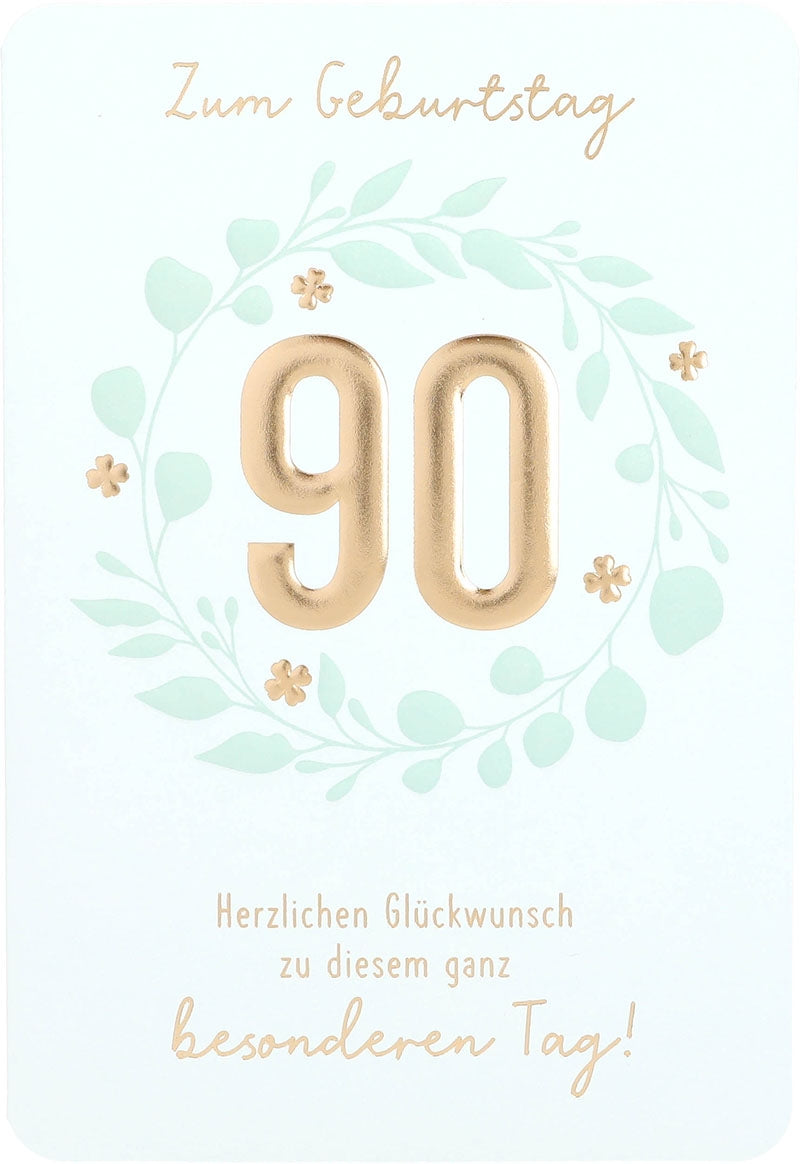 Zum Geburtstag 90 Herzlichen Glückwunsch Depesche