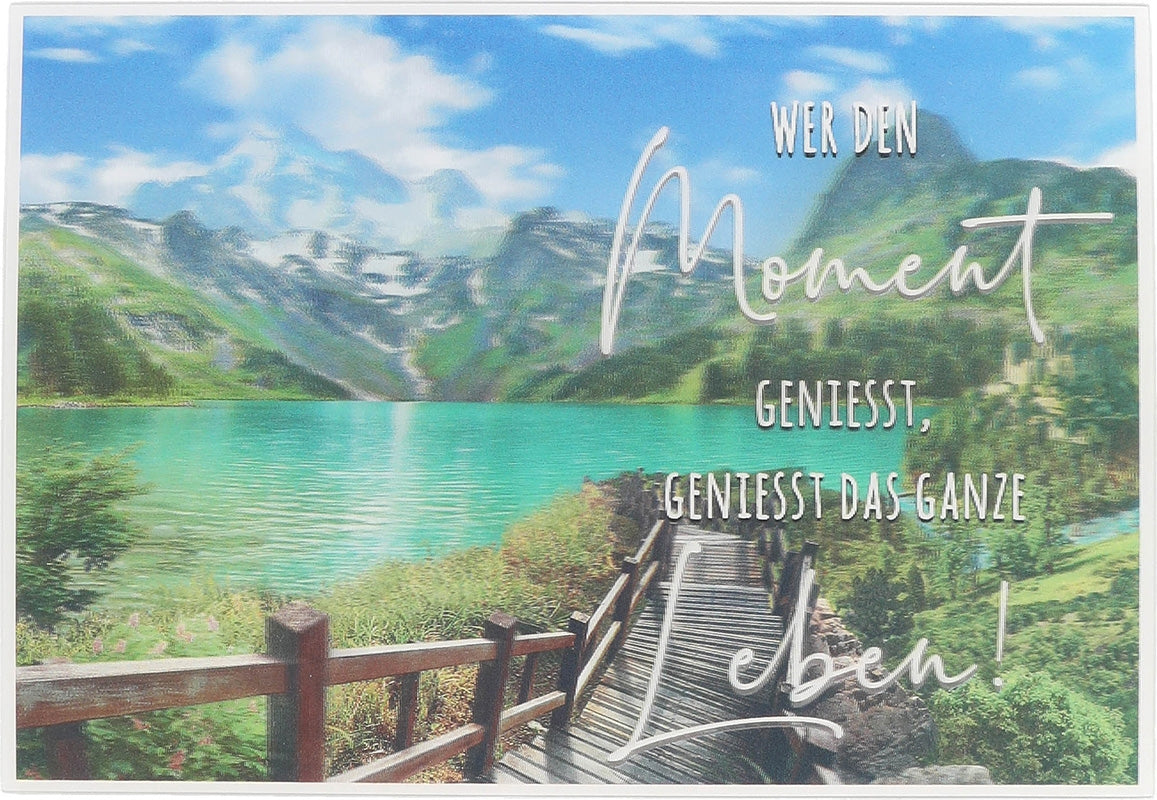 Wer den Moment genießt, genießt das... Depesche