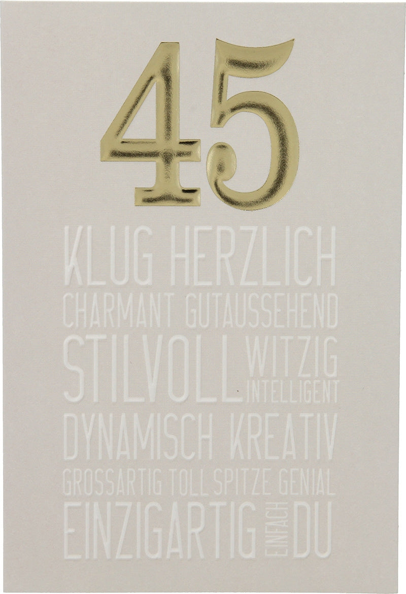 45 Klug herzlich charmant gut aussehend Depesche
