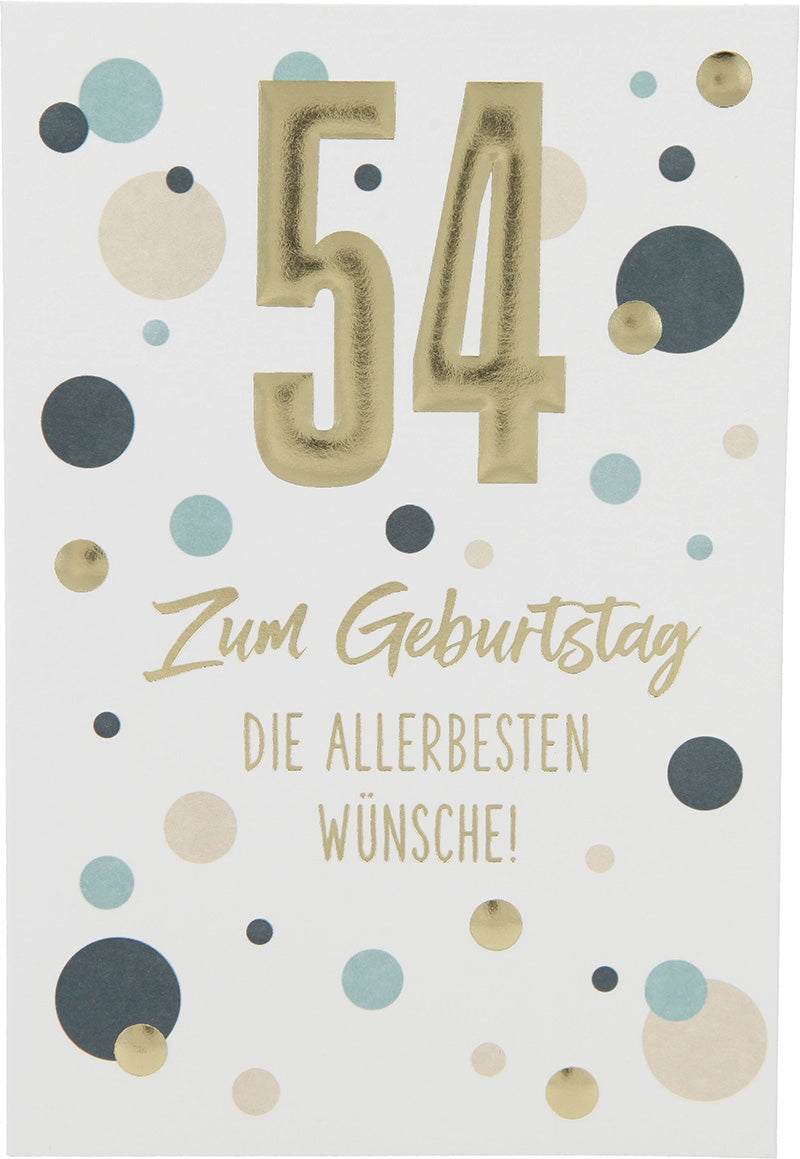 54 Zum Geburtstag die allerbesten... Depesche
