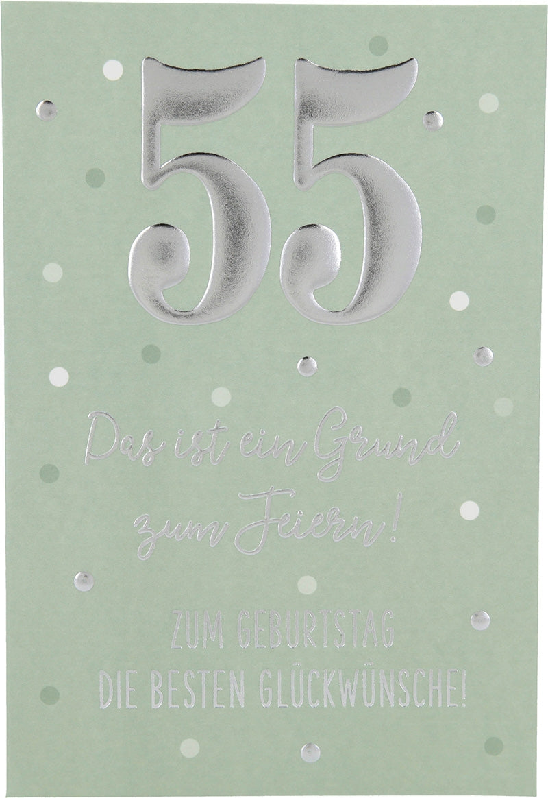 55 Das ist ein Grund zum Feiern! Zum... Depesche