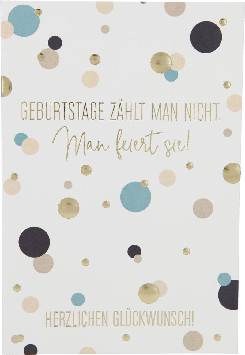 Geburtstage zählt man nicht, man feiert Depesche
