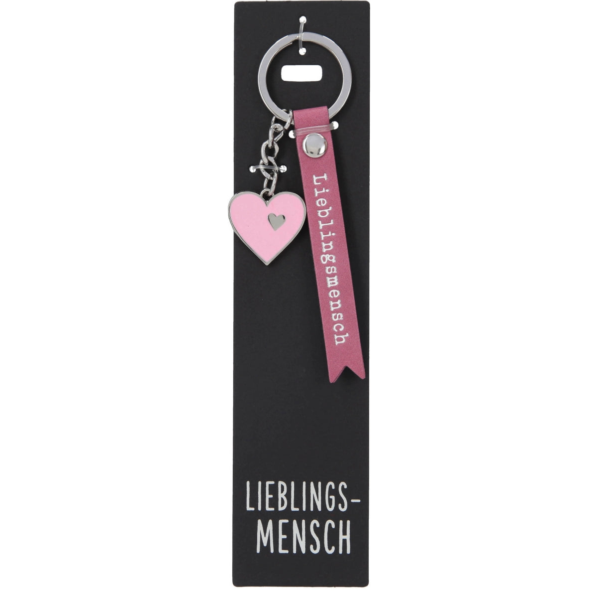 Hartvormige Sleutelhanger 'Lieblingsmensch'