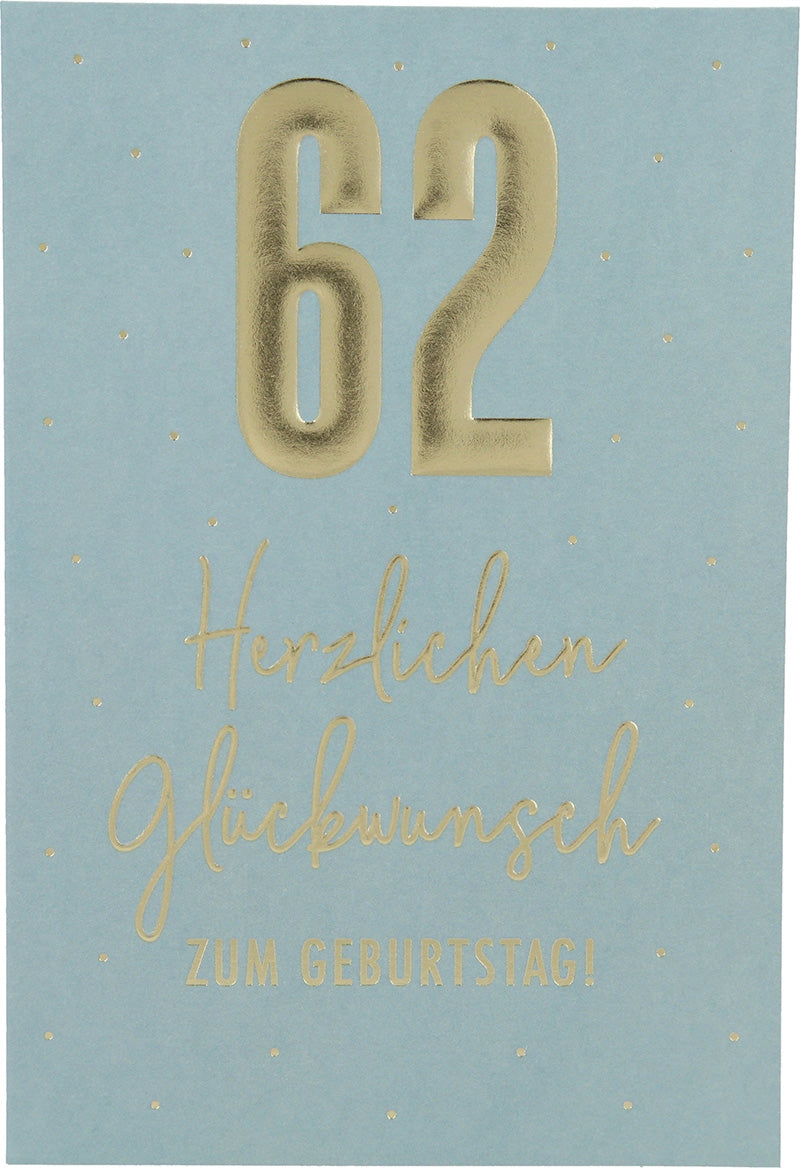 62 Herzlichen Glückwunsch zum Geburtstag Depesche