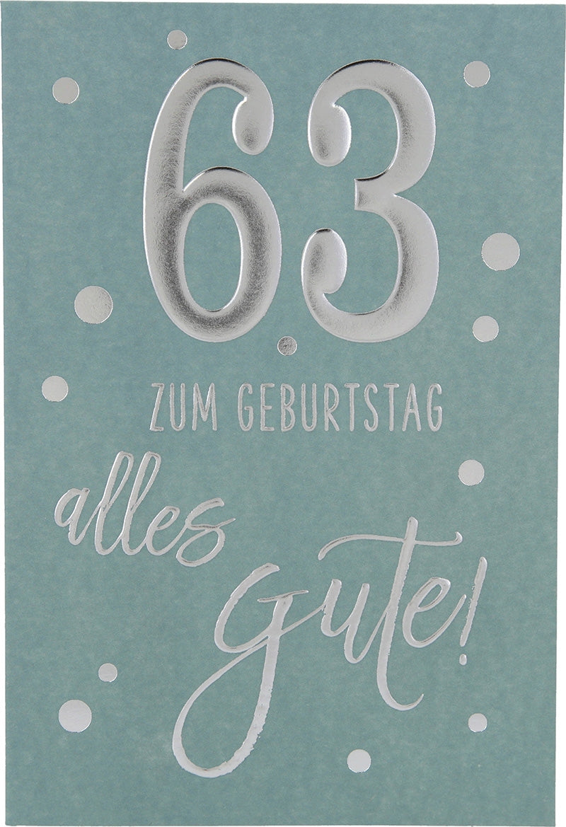 63 Zum Geburtstag alles Gute! Depesche