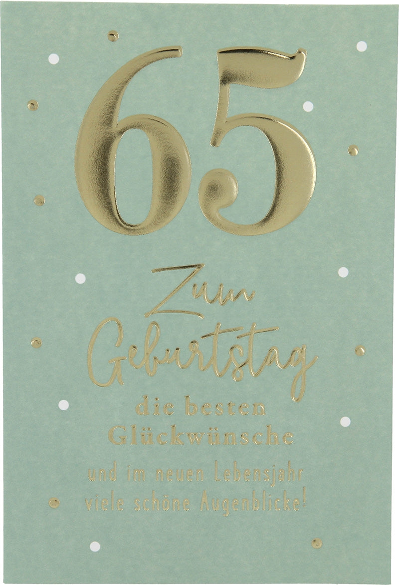 65 Zum Geburtstag die besten ... Depesche