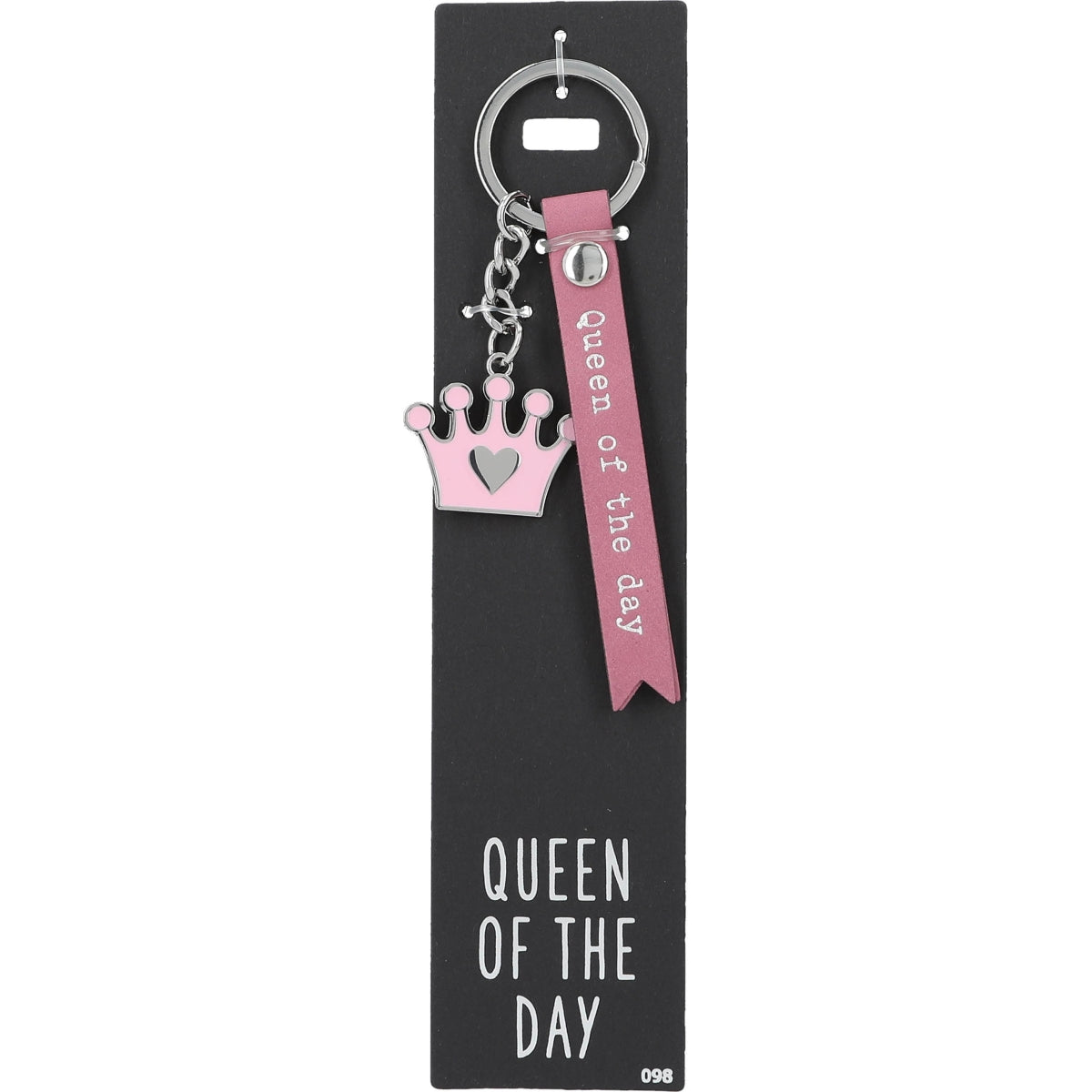 Roze Sleutelhanger Queen Of The Day
