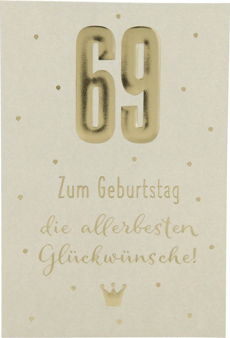 69 Zum Geburtstag die allerbesten... Depesche