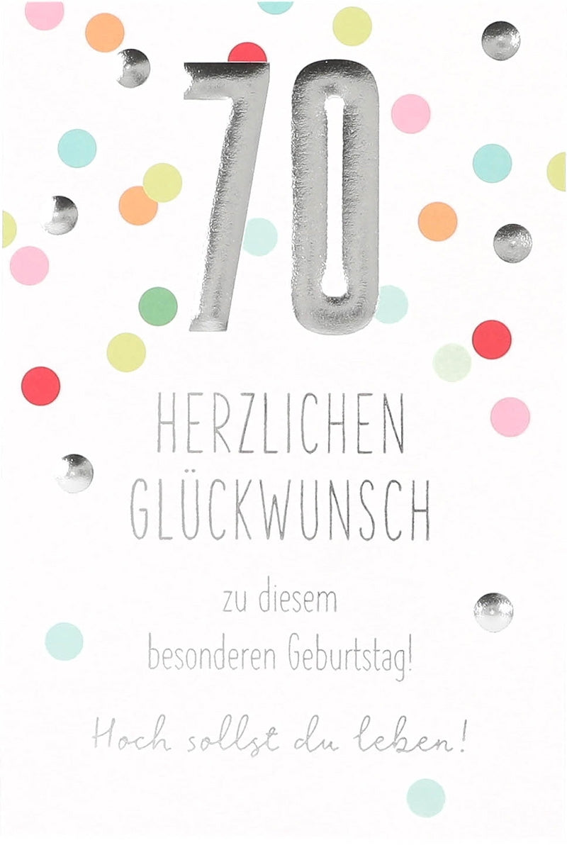 70 Herzlichen Glückwunsch zu diesem... Depesche
