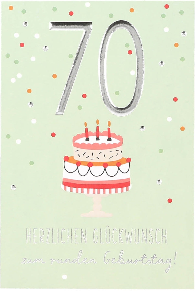70 Herzlichen Glückwunsch zum runden... Depesche