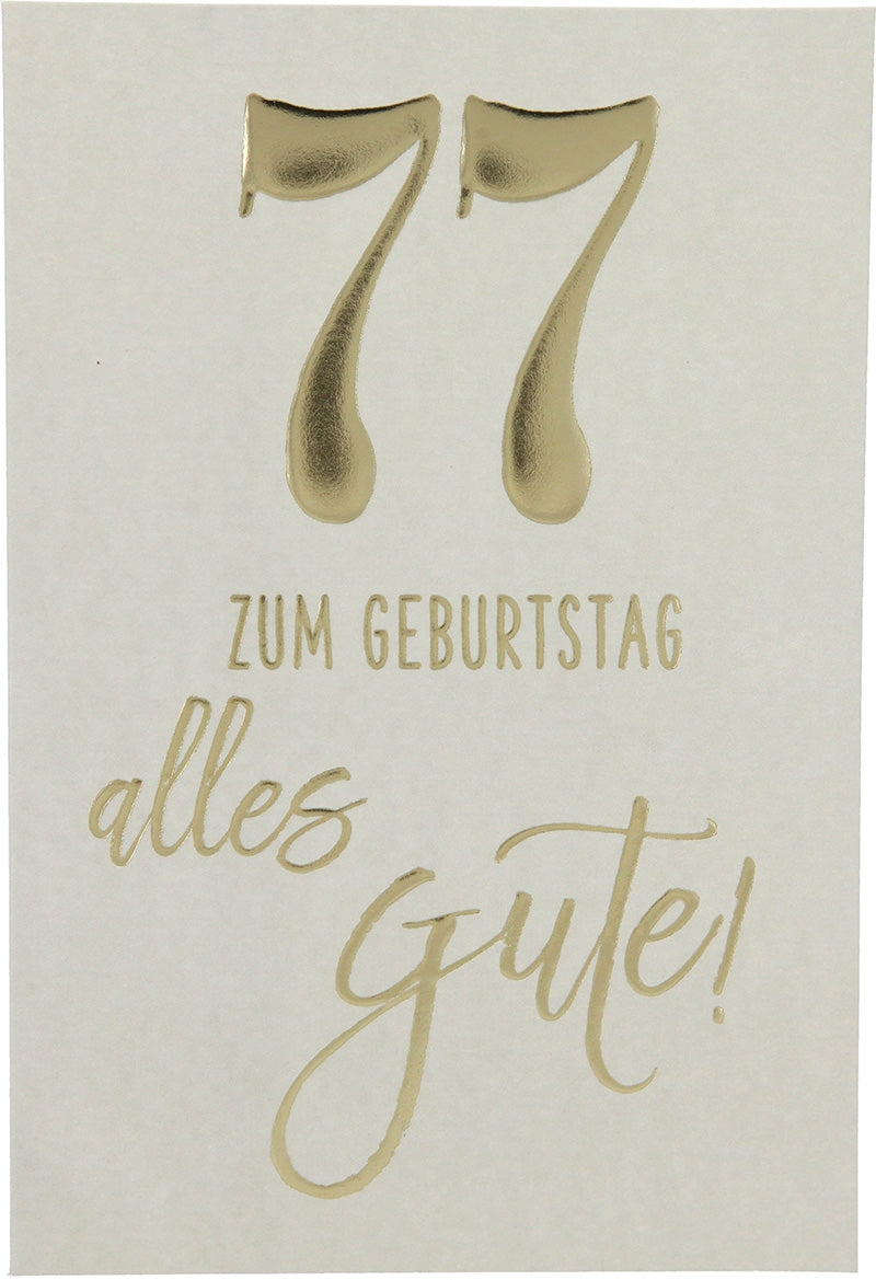 77 Zum Geburtstag alles Gute! Depesche