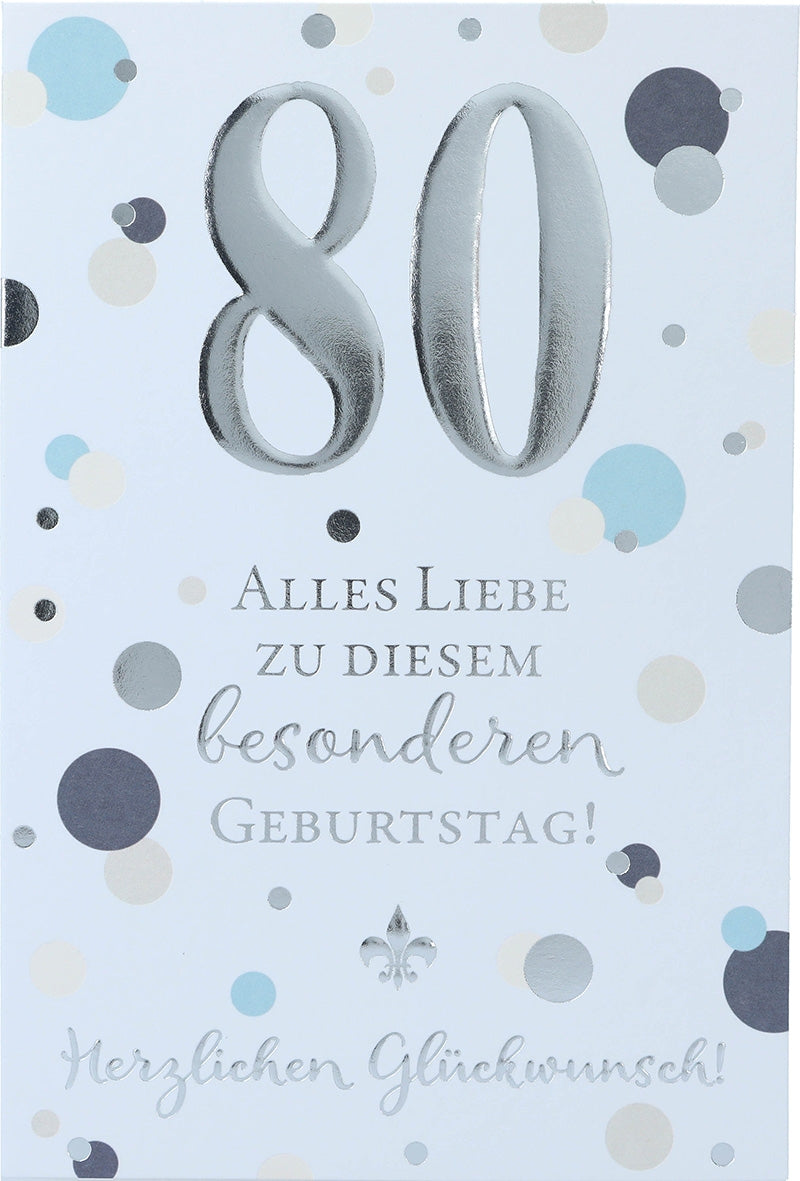 80 Alles Liebe zu diesem besonderen ... Depesche