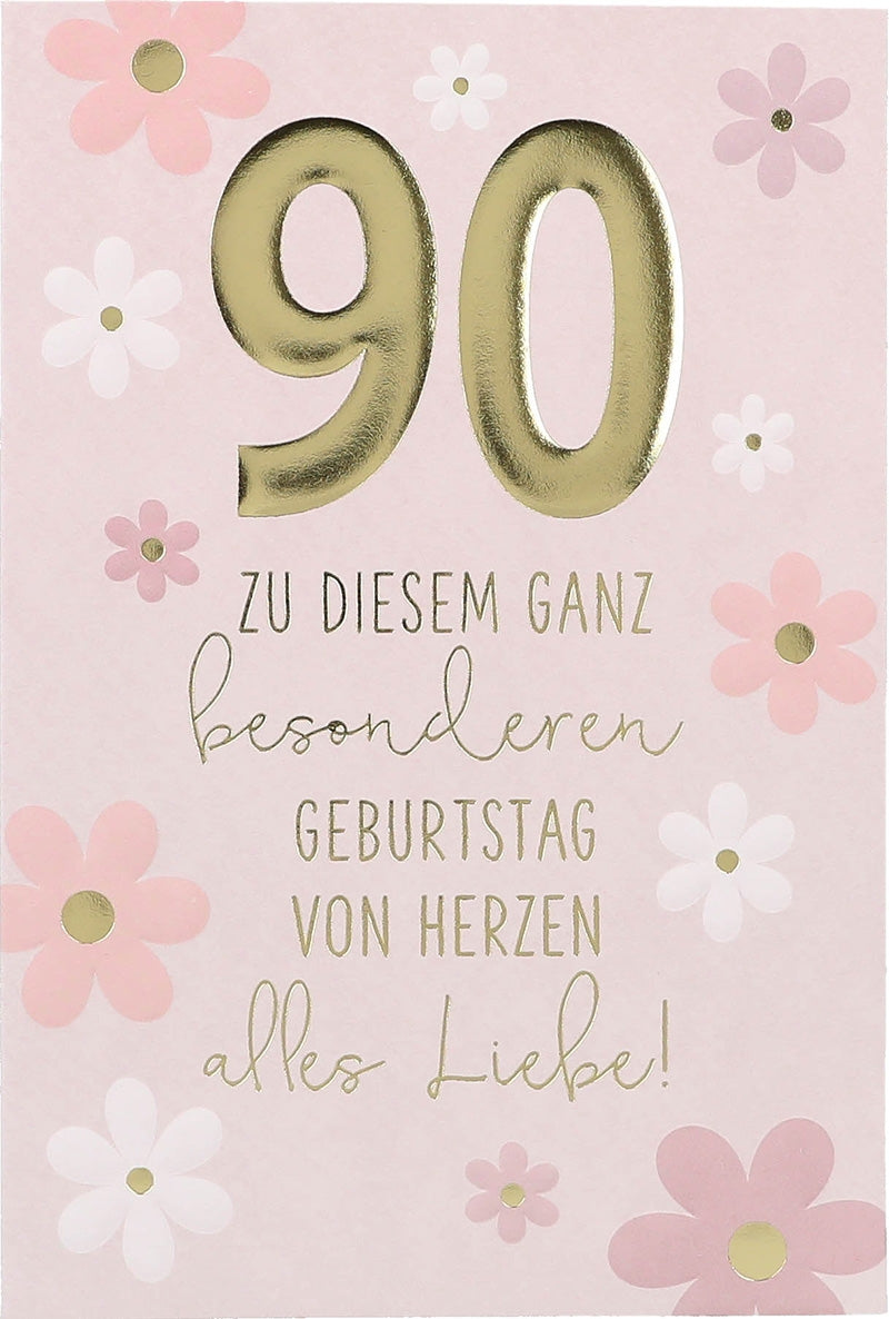 90 Zu diesem ganz besonderen Geburtstag Depesche
